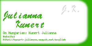 julianna kunert business card